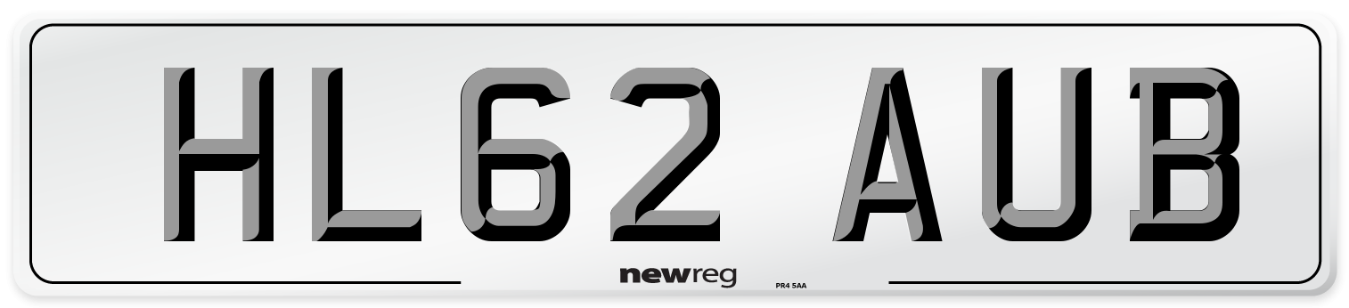 HL62 AUB Number Plate from New Reg